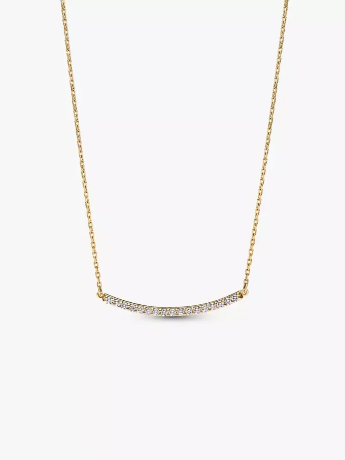 Pandora Era 14-karätige Goldkette mit Pavé-Besatz aus Lab-Grown Diamonds, 0,26 Karat insgesamt, 14-karätiges Gold Pandora Era 14-karätige Goldkette mit Pavé-Besatz aus Lab-Grown Diamonds, 0,26 Karat insgesamt, 14-karätiges Gold