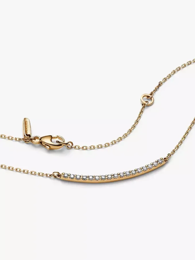 Pandora Era 14-karätige Goldkette mit Pavé-Besatz aus Lab-Grown Diamonds, 0,26 Karat insgesamt, 14-karätiges Gold Pandora Era 14-karätige Goldkette mit Pavé-Besatz aus Lab-Grown Diamonds, 0,26 Karat insgesamt, 14-karätiges Gold