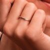 Pandora Era 14-karätiger Goldring mit einem Labor-Diamanten – 0,03 Karat Gesamtgewicht, 14-karätiges Gold Pandora Era 14-karätiger Goldring mit einem Labor-Diamanten – 0,03 Karat Gesamtgewicht, 14-karätiges Gold