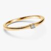 Pandora Era 14-karätiger Goldring mit einem Labor-Diamanten – 0,03 Karat Gesamtgewicht, 14-karätiges Gold Pandora Era 14-karätiger Goldring mit einem Labor-Diamanten – 0,03 Karat Gesamtgewicht, 14-karätiges Gold