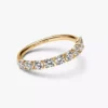 Pandora Era 14-karätiger Goldring mit Lab-Grown Diamonds, Halb-Ewigkeitsring, 0,90 Karat insgesamt, 14-karätiges Gold Pandora Era 14-karätiger Goldring mit Lab-Grown Diamonds, Halb-Ewigkeitsring, 0,90 Karat insgesamt, 14-karätiges Gold