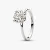 Pandora Era 14-karätiger Weißgold-Ring mit synthetischem Diamanten – 2,00 ct TW, 14-karätiges Weißgold Pandora Era 14-karätiger Weißgold-Ring mit synthetischem Diamanten – 2,00 ct TW, 14-karätiges Weißgold