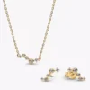 Pandora Era 14-karätiges Gold-Schmuckset mit laborgrownen Diamanttropfen, 2er-Set Pandora Era 14-karätiges Gold-Schmuckset mit laborgrownen Diamanttropfen, 2er-Set