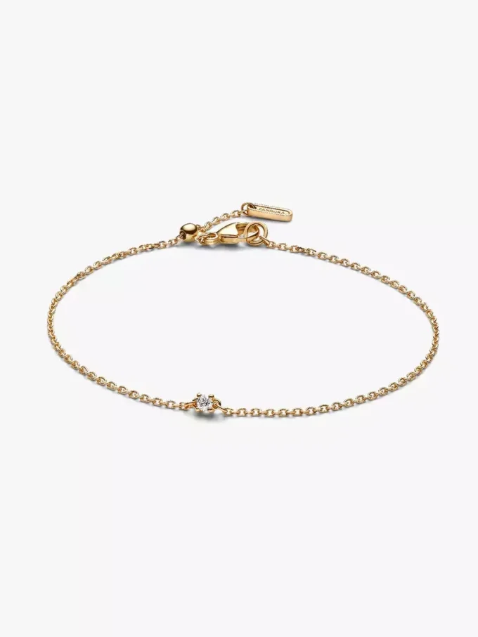 Pandora Era Armband mit Lab-Grown Diamonds, 0,05 ct TW, 14 Karat Gold Pandora Era Armband mit Lab-Grown Diamonds, 0,05 ct TW, 14 Karat Gold