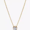 Pandora Era Bezel-Anhänger mit im Labor gezüchtetem Diamanten, 0,50 ct TW, 14 Karat Gold Pandora Era Bezel-Anhänger mit im Labor gezüchtetem Diamanten, 0,50 ct TW, 14 Karat Gold