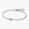 Pandora Era Bezel Kettenarmband aus Sterlingsilber mit Lab-Grown Diamonds, 0,15 Karat insgesamt, Sterlingsilber Pandora Era Bezel Kettenarmband aus Sterlingsilber mit Lab-Grown Diamonds, 0,15 Karat insgesamt, Sterlingsilber