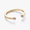 Pandora Era Bezel Ring mit Lab-Grown Diamonds, 0,07 ct insgesamt, 14 Karat Gold Pandora Era Bezel Ring mit Lab-Grown Diamonds, 0,07 ct insgesamt, 14 Karat Gold