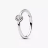 Pandora Era Bezel Sterling-Silber-Ring mit im Labor gezüchtetem Diamanten, 0,25 Karat, Sterling-Silber Pandora Era Bezel Sterling-Silber-Ring mit im Labor gezüchtetem Diamanten, 0,25 Karat, Sterling-Silber