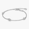 Pandora Era Bezel Sterlingsilber-Armband mit Lab-Grown-Diamanten in Station-Kette – 0,30 ct TW, Sterlingsilber Pandora Era Bezel Sterlingsilber-Armband mit Lab-Grown-Diamanten in Station-Kette – 0,30 ct TW, Sterlingsilber