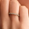 Pandora Era Eternity-Ring mit Lab-Grown Diamonds in Zargenfassung, 0,70 ct insgesamt, 14 Karat Gold Pandora Era Eternity-Ring mit Lab-Grown Diamonds in Zargenfassung, 0,70 ct insgesamt, 14 Karat Gold