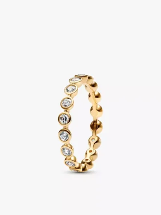 Pandora Era Eternity-Ring mit Lab-Grown Diamonds in Zargenfassung, 0,70 ct insgesamt, 14 Karat Gold Pandora Era Eternity-Ring mit Lab-Grown Diamonds in Zargenfassung, 0,70 ct insgesamt, 14 Karat Gold