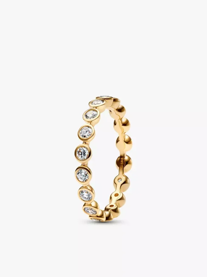 Ring-Set mit 3 laborgezüchteten Diamanten Ring-Set mit 3 laborgezüchteten Diamanten