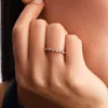 Pandora Era Eternity-Ring mit Lab-Grown Diamonds in Zargenfassung, 0,70 ct insgesamt, 14 Karat Gold Pandora Era Eternity-Ring mit Lab-Grown Diamonds in Zargenfassung, 0,70 ct insgesamt, 14 Karat Gold