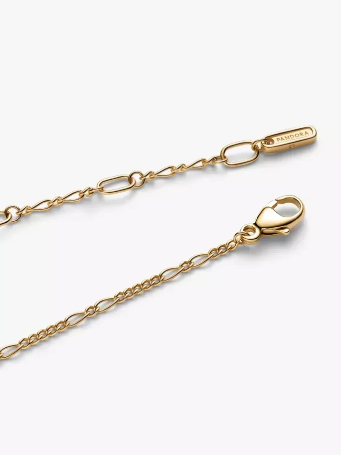 Pandora Era Figaro-Armband 14 Karat Gold Pandora Era Figaro-Armband 14 Karat Gold