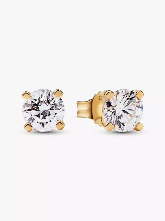 Pandora Era Ohrringe aus 14 Karat Gold mit Lab-Grown Diamonds, 1,00 Karat insgesamt, 14 Karat Gold Pandora Era Ohrringe aus 14 Karat Gold mit Lab-Grown Diamonds, 1,00 Karat insgesamt, 14 Karat Gold
