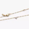 Pandora Era Lab-Grown Diamonds Cluster Paperclip-Halskette, 0,10 ct TW, 14 Karat Gold Pandora Era Lab-Grown Diamonds Cluster Paperclip-Halskette, 0,10 ct TW, 14 Karat Gold