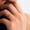 Pandora Era Lab-Grown Diamonds Trio Ring 0,07 ct tw, 14 Karat Gold Pandora Era Lab-Grown Diamonds Trio Ring 0,07 ct tw, 14 Karat Gold