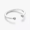 Pandora Era offener Ring mit Lab-Grown Diamonds, 0,07 ct insgesamt, 14 Karat Weißgold Pandora Era offener Ring mit Lab-Grown Diamonds, 0,07 ct insgesamt, 14 Karat Weißgold