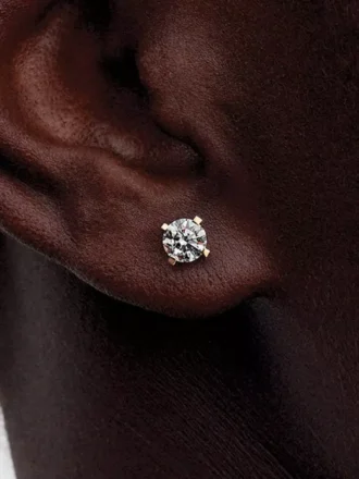 Pandora Era Ohrringe aus 14 Karat Gold mit Lab-Grown Diamonds, 1,00 Karat insgesamt, 14 Karat Gold Pandora Era Ohrringe aus 14 Karat Gold mit Lab-Grown Diamonds, 1,00 Karat insgesamt, 14 Karat Gold