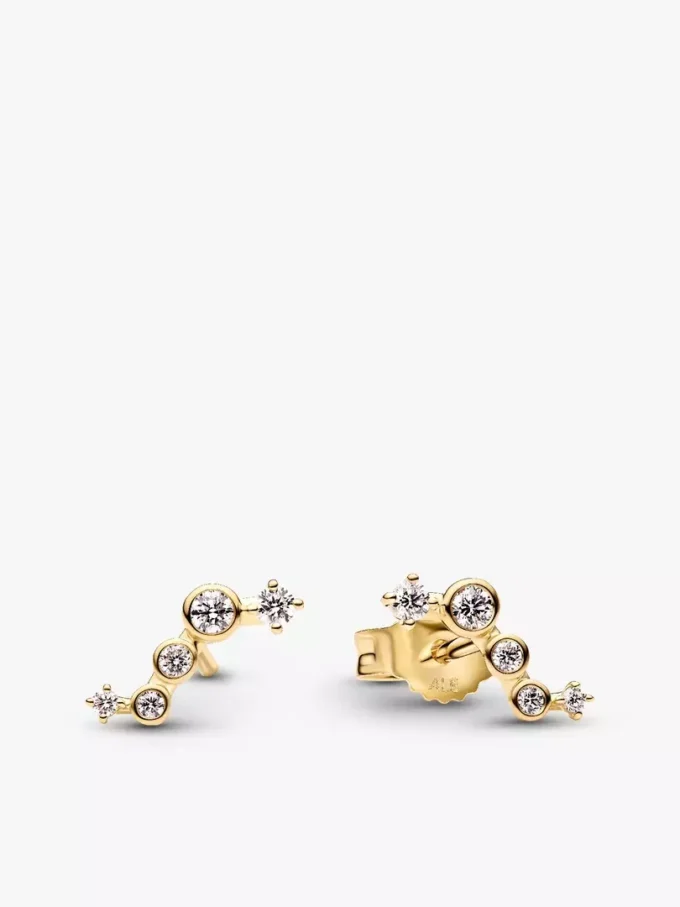 Pandora Era 14-karätiges Gold-Schmuckset mit laborgrownen Diamanttropfen, 2er-Set Pandora Era 14-karätiges Gold-Schmuckset mit laborgrownen Diamanttropfen, 2er-Set