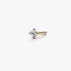 Pandora Era Ohrringe mit Lab-Grown-Diamanten 14 Karat Gold – 0,05 Karat TW, 14 Karat Gold Pandora Era Ohrringe mit Lab-Grown-Diamanten 14 Karat Gold – 0,05 Karat TW, 14 Karat Gold