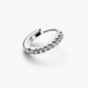 Pandora Era Pavé-Ohrringe mit Lab-Grown-Diamanten – 0,12 ct TW, 14 Karat Weißgold
