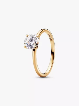 Pandora Era Ring aus 14 Karat Gold mit im Labor gezüchtetem Diamanten, 1,00 Karat insgesamt, 14 Karat Gold Pandora Era Ring aus 14 Karat Gold mit im Labor gezüchtetem Diamanten, 1,00 Karat insgesamt, 14 Karat Gold