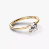 Pandora Era Ring aus 14 Karat Gold mit im Labor gezüchtetem Diamanten, 1,00 Karat insgesamt, 14 Karat Gold Pandora Era Ring aus 14 Karat Gold mit im Labor gezüchtetem Diamanten, 1,00 Karat insgesamt, 14 Karat Gold