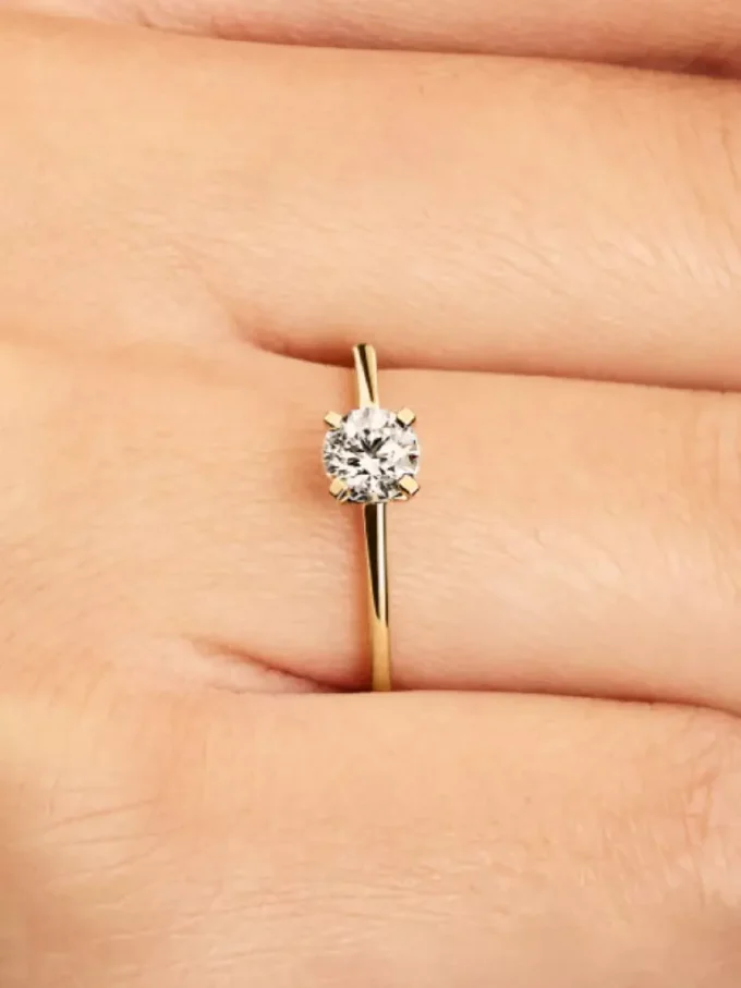 Pandora Era Ring mit im Labor gezüchtetem Diamanten, 0,50 ct, 14 Karat Gold Pandora Era Ring mit im Labor gezüchtetem Diamanten, 0,50 ct, 14 Karat Gold