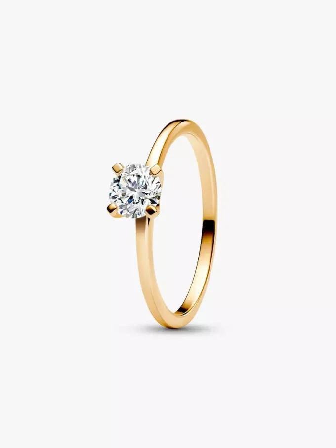 Pandora Era Ring mit im Labor gezüchtetem Diamanten, 0,50 ct, 14 Karat Gold Pandora Era Ring mit im Labor gezüchtetem Diamanten, 0,50 ct, 14 Karat Gold