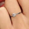 Pandora Era Ring mit im Labor gezüchtetem Diamanten, 0,50 ct TW, 14 Karat Weißgold Pandora Era Ring mit im Labor gezüchtetem Diamanten, 0,50 ct TW, 14 Karat Weißgold