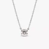 Pandora Era Set aus Halskette mit Anhänger und Ohrringen mit im Labor gezüchteten Diamanten, 2,00 Karat insgesamt, 14 Karat Weißgold, 2 Stück Pandora Era Set aus Halskette mit Anhänger und Ohrringen mit im Labor gezüchteten Diamanten, 2,00 Karat insgesamt, 14 Karat Weißgold, 2 Stück