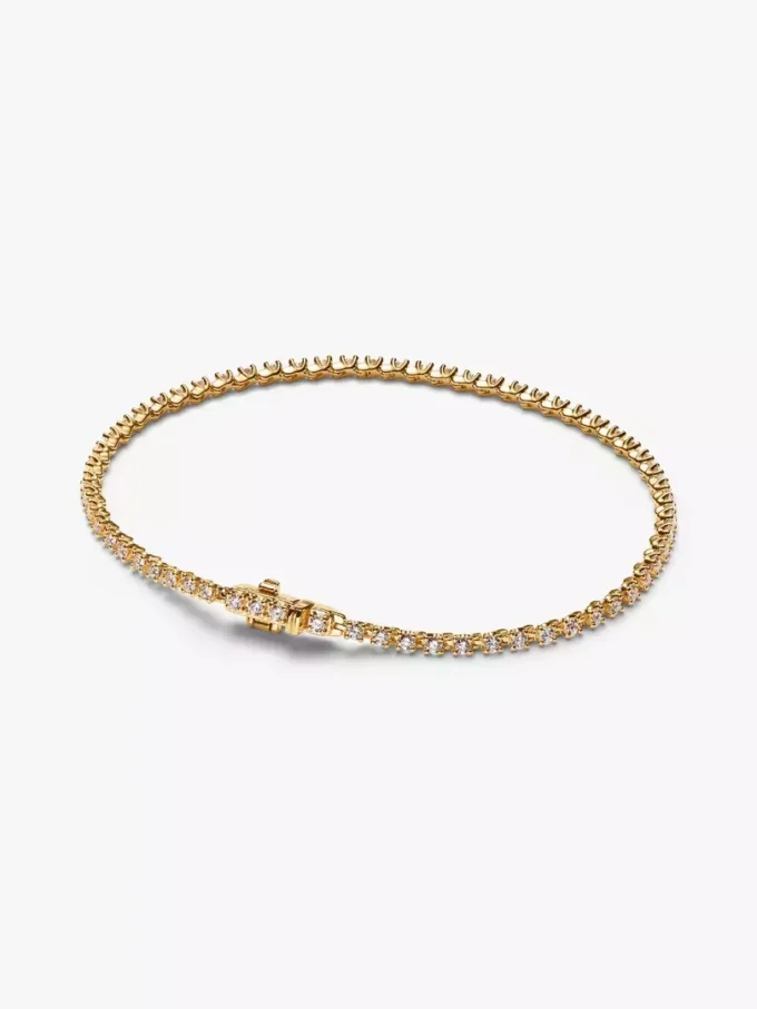 Pandora Era Tennisarmband mit Lab-Grown Diamonds, 1,40 ct insgesamt, 14 Karat Gold Pandora Era Tennisarmband mit Lab-Grown Diamonds, 1,40 ct insgesamt, 14 Karat Gold