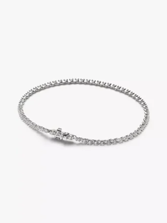 Pandora Era Tennisarmband mit Lab-Grown Diamonds, 1,40 ct insgesamt, 14 Karat Weißgold Pandora Era Tennisarmband mit Lab-Grown Diamonds, 1,40 ct insgesamt, 14 Karat Weißgold