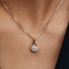Pandora Infinite 14 Karat Weißgold Halskette mit Anhänger aus Lab-Grown Diamonds – 1,00 Karat Gesamtgewicht, 14 Karat Weißgold Pandora Infinite 14 Karat Weißgold Halskette mit Anhänger aus Lab-Grown Diamonds – 1,00 Karat Gesamtgewicht, 14 Karat Weißgold