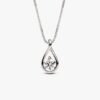 Pandora Infinite 14 Karat Weißgold Halskette mit Anhänger aus Lab-Grown Diamonds – 1,00 Karat Gesamtgewicht, 14 Karat Weißgold Pandora Infinite 14 Karat Weißgold Halskette mit Anhänger aus Lab-Grown Diamonds – 1,00 Karat Gesamtgewicht, 14 Karat Weißgold