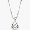 Pandora Infinite 14 Karat Weißgold Halskette mit Anhänger aus Lab-Grown Diamonds – 1,00 Karat Gesamtgewicht, 14 Karat Weißgold Pandora Infinite 14 Karat Weißgold Halskette mit Anhänger aus Lab-Grown Diamonds – 1,00 Karat Gesamtgewicht, 14 Karat Weißgold