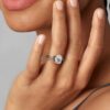 Pandora Infinite 14 Karat Weißgold-Ring mit synthetischem Diamanten – 2,00 Karat Gesamtgewicht, 14 Karat Weißgold Pandora Infinite 14 Karat Weißgold-Ring mit synthetischem Diamanten – 2,00 Karat Gesamtgewicht, 14 Karat Weißgold