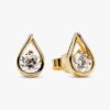 Pandora Infinite 14-karätige Gold-Ohrringe mit Lab-Grown Diamonds – 1,00 ct TW, 14-karätiges Gold