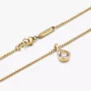 Pandora „Infinite“ 14-karätige Goldhalskette mit Anhänger aus einem im Labor gezüchteten Diamanten, 0,25 Karat, 14-karätiges Gold Pandora „Infinite“ 14-karätige Goldhalskette mit Anhänger aus einem im Labor gezüchteten Diamanten, 0,25 Karat, 14-karätiges Gold