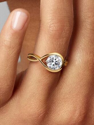 pandora infinite 14 kartiger goldring mit synthetischem diamanten 1 75 ct gesamtgewicht 14 kartiges gold 1 330x440 - Pandora Infinite 14-kar&auml;tiger Goldring mit synthetischem Diamanten &ndash; 1,75 ct Gesamtgewicht, 14-kar&auml;tiges Gold