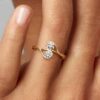 Pandora Infinite 14-karätiger Goldring mit zwei im Labor gezüchteten Diamanten – 0,50 ct TW, 14-karätiges Gold Pandora Infinite 14-karätiger Goldring mit zwei im Labor gezüchteten Diamanten – 0,50 ct TW, 14-karätiges Gold