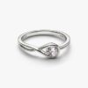 Pandora Infinite 14-karätiger Weißgold-Ring mit synthetischem Diamanten – 0,25 ct TW, 14-karätiges Weißgold Pandora Infinite 14-karätiger Weißgold-Ring mit synthetischem Diamanten – 0,25 ct TW, 14-karätiges Weißgold