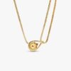 Pandora Infinite 14-karätiges Gold, im Labor gezüchteter Diamant, Doppelketten-Halskette – 0,75 ct TW, 14-karätiges Gold Pandora Infinite 14-karätiges Gold, im Labor gezüchteter Diamant, Doppelketten-Halskette – 0,75 ct TW, 14-karätiges Gold