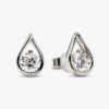Pandora Infinite 14k Weißgold Lab-Grown Diamonds Ohrringe – 1,00 ct TW, 14k Weißgold
