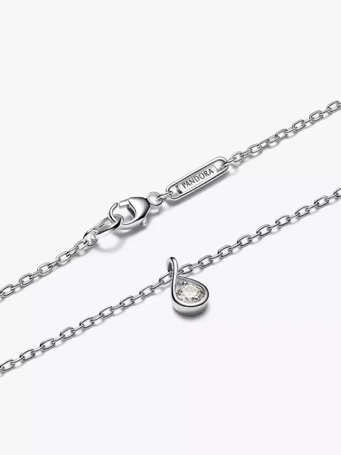 Pandora Infinite Anhänger-Halskette aus Sterlingsilber mit Lab-Grown Diamonds, 0,15 Karat insgesamt, Sterlingsilber Pandora Infinite Anhänger-Halskette aus Sterlingsilber mit Lab-Grown Diamonds, 0,15 Karat insgesamt, Sterlingsilber