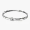 Pandora Infinite Bangle aus 14 Karat Weißgold mit im Labor gezüchtetem Diamanten – 0,50 Karat TW, 14 Karat Weißgold Pandora Infinite Bangle aus 14 Karat Weißgold mit im Labor gezüchtetem Diamanten – 0,50 Karat TW, 14 Karat Weißgold