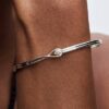 Pandora Infinite Bangle aus 14 Karat Weißgold mit Lab-Grown Diamonds – 0,25 Karat Gesamtgewicht, 14 Karat Weißgold Pandora Infinite Bangle aus 14 Karat Weißgold mit Lab-Grown Diamonds – 0,25 Karat Gesamtgewicht, 14 Karat Weißgold