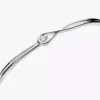Pandora Infinite Bangle aus Sterlingsilber mit Lab-Grown Diamonds, 0,15 Karat insgesamt, Sterlingsilber Pandora Infinite Bangle aus Sterlingsilber mit Lab-Grown Diamonds, 0,15 Karat insgesamt, Sterlingsilber