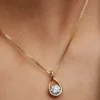 Pandora Infinite Halskette mit Anhänger aus 14 Karat Gold und im Labor gezüchtetem Diamanten, 1,00 Karat insgesamt, 14 Karat Gold Pandora Infinite Halskette mit Anhänger aus 14 Karat Gold und im Labor gezüchtetem Diamanten, 1,00 Karat insgesamt, 14 Karat Gold